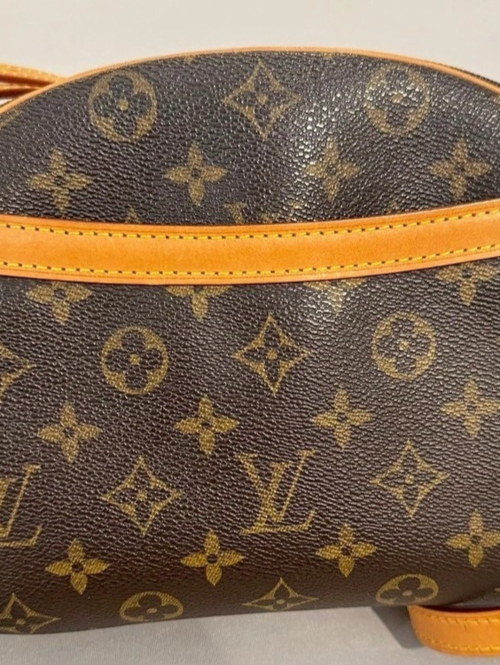 Louis Vuitton Blois Monogram Crossbody Bag in Brown & Tan